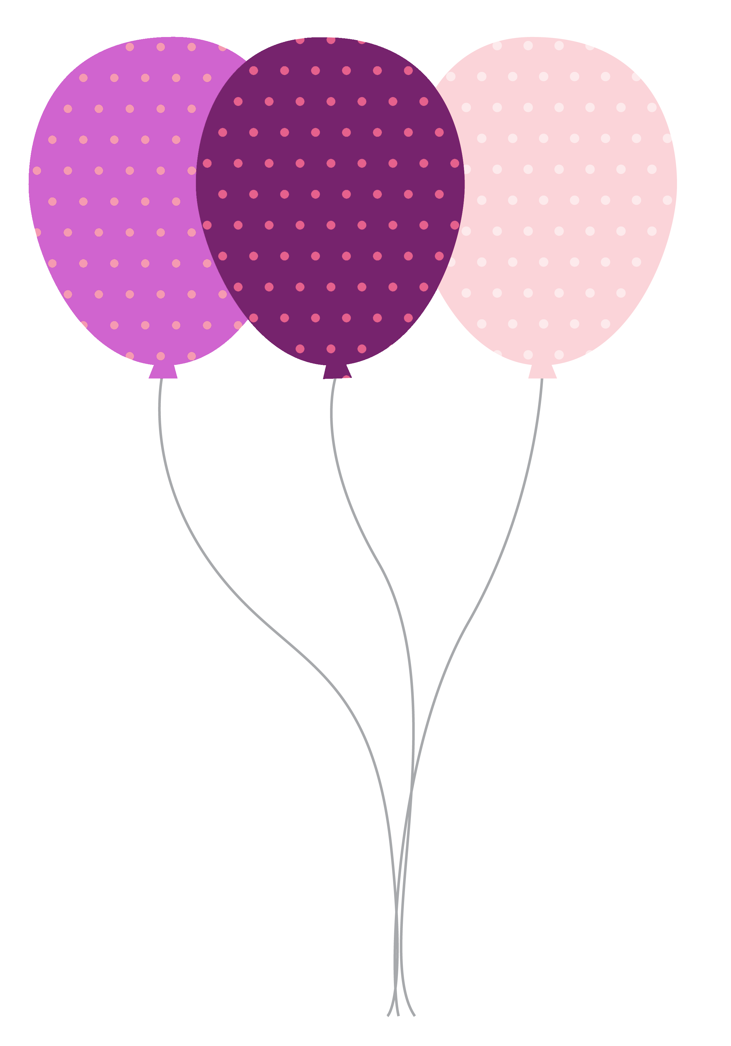 Luftballons lila